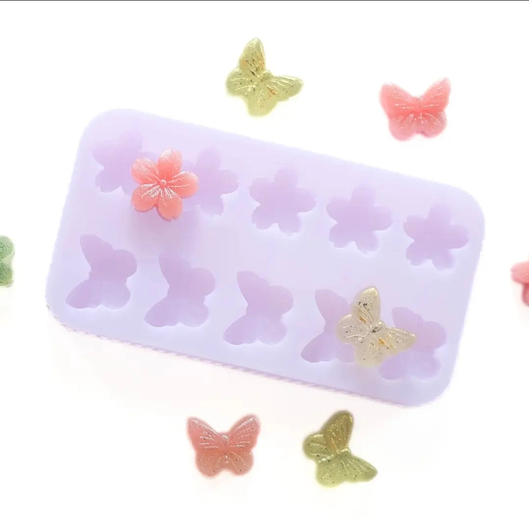 🦋🌸 Butterfly & Sakura Treat Mold 🌸🦋