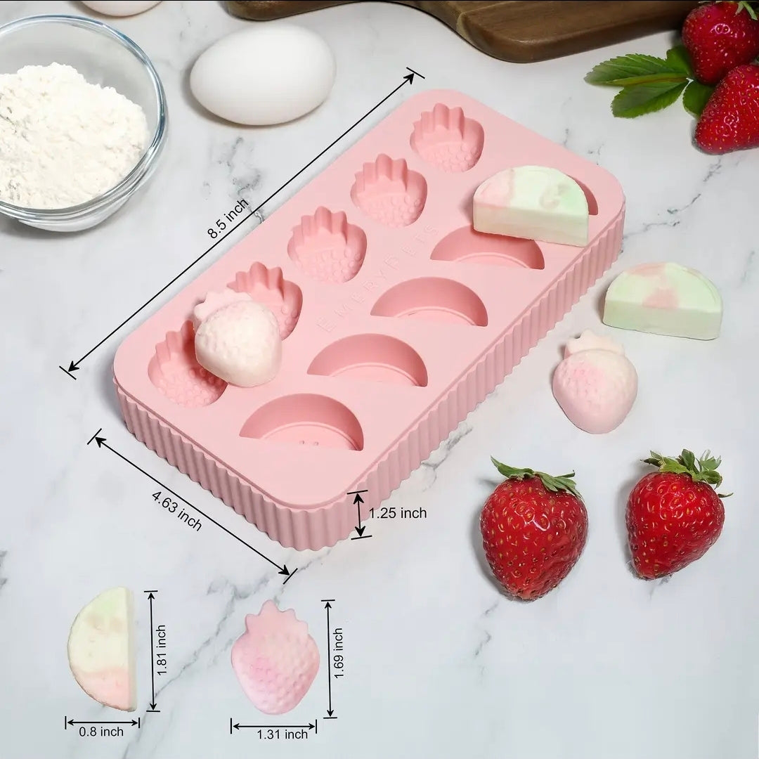 🍉🍓 Watermelon & Strawberry Treat Mold 🍓🍉