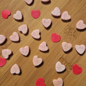 Sweet Hearts kleine hartvormige hondenkoekjes – Wunderbark Pawstry