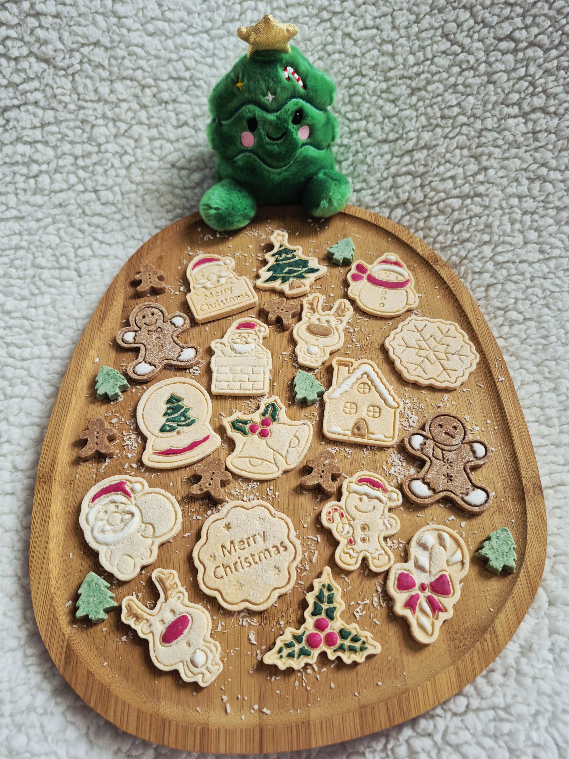 Kerstpakket 3 met uitgebreide selectie kerstkoekjes voor honden