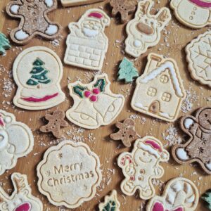 Kerstpakket 3 met uitgebreide selectie kerstkoekjes voor honden