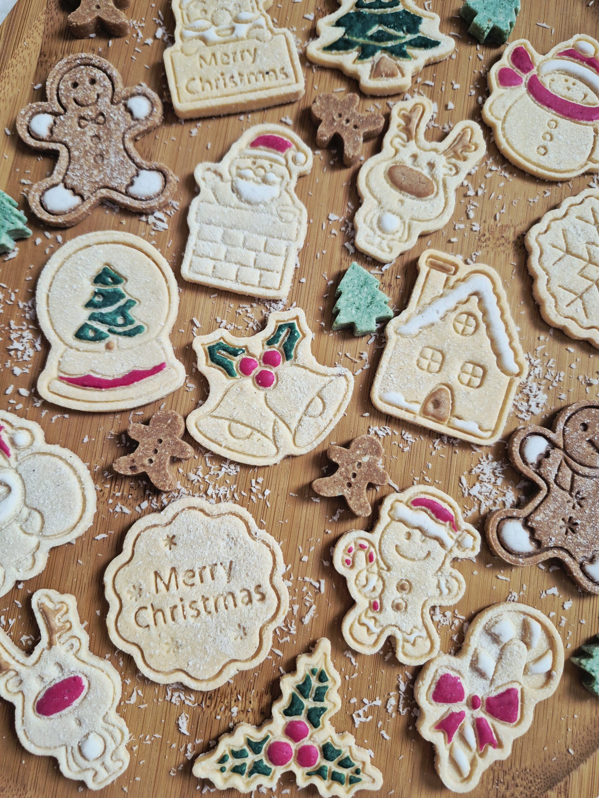 Kerstpakket 3 met uitgebreide selectie kerstkoekjes voor honden