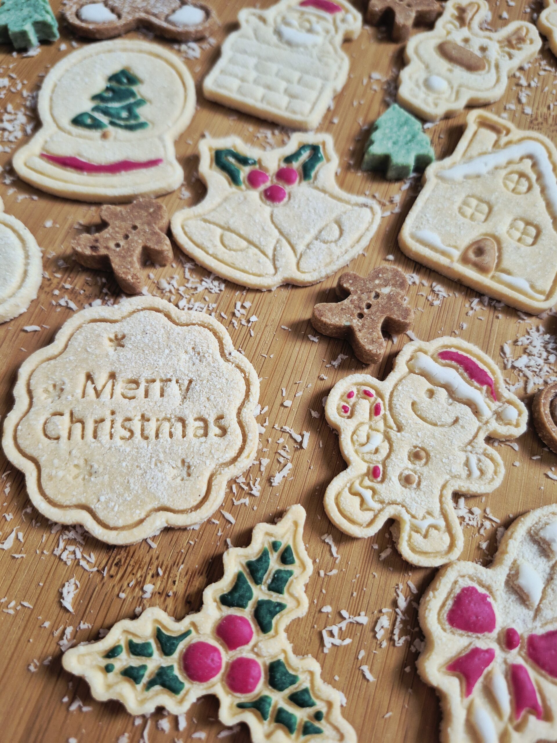 Kerstpakket 3 met uitgebreide selectie kerstkoekjes voor honden