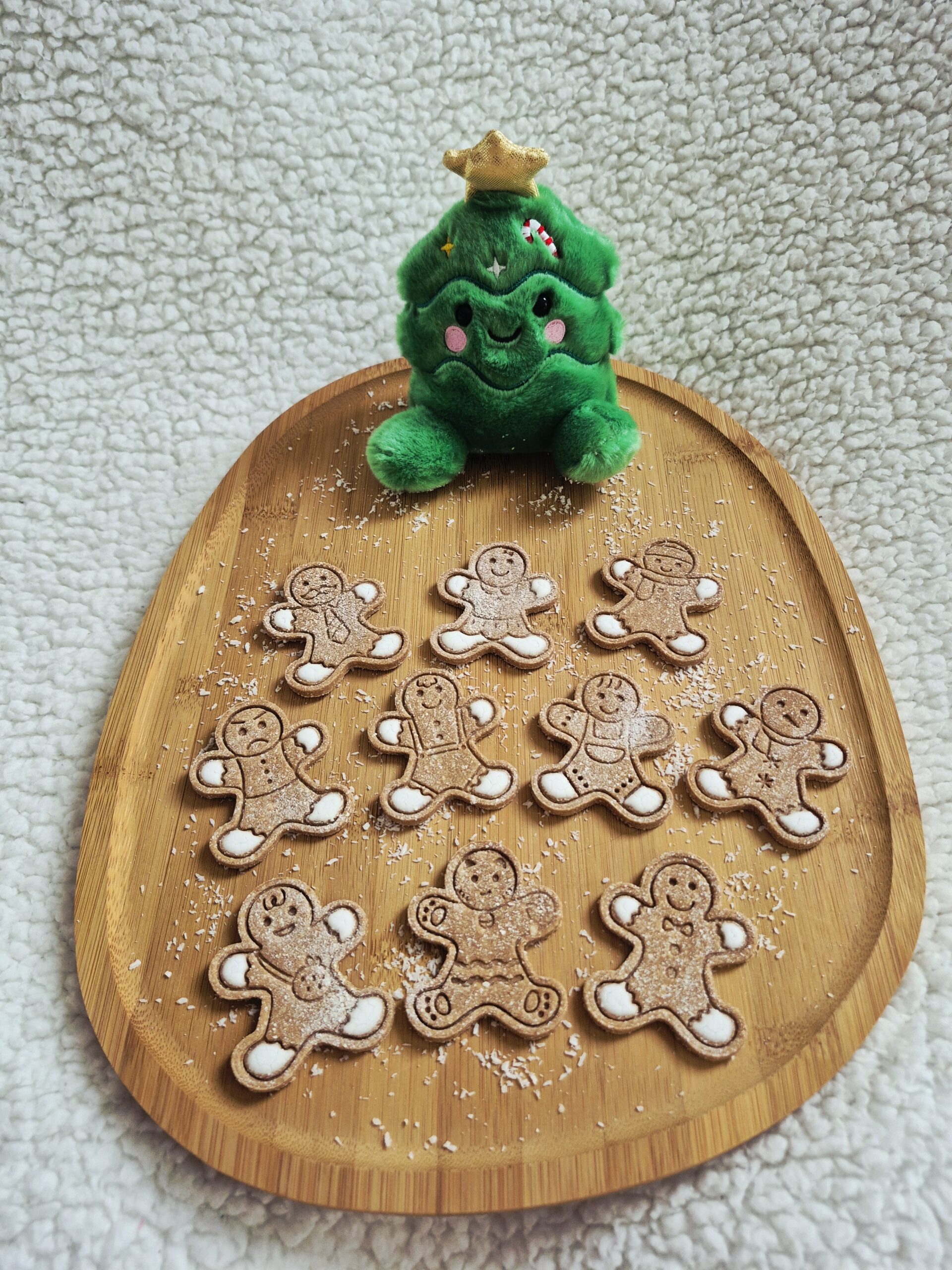 Ginger Buddies gingerbread hondenkoekjes met verschillende vrolijke gezichtjes