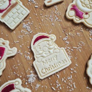 Santa Paws hondenkoekjes in verschillende vrolijke kerstmanfiguurtjes